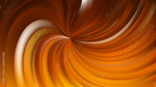 Abstract Orange and Black Swirl Background