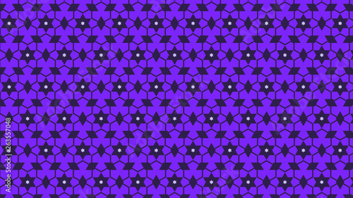 Indigo Stars Background Pattern Design