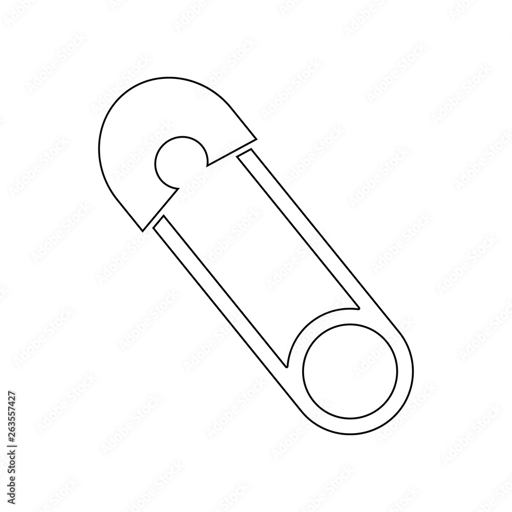 safety pin icon. Element of Baby for mobile concept and web apps icon ...