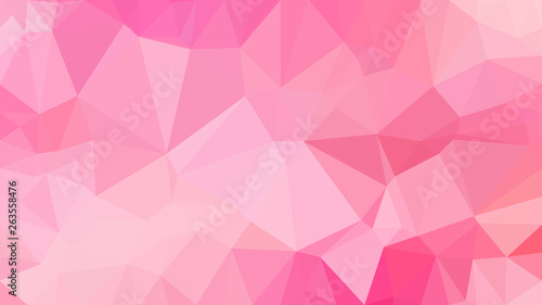 Abstract Pink Polygon Background Template Design