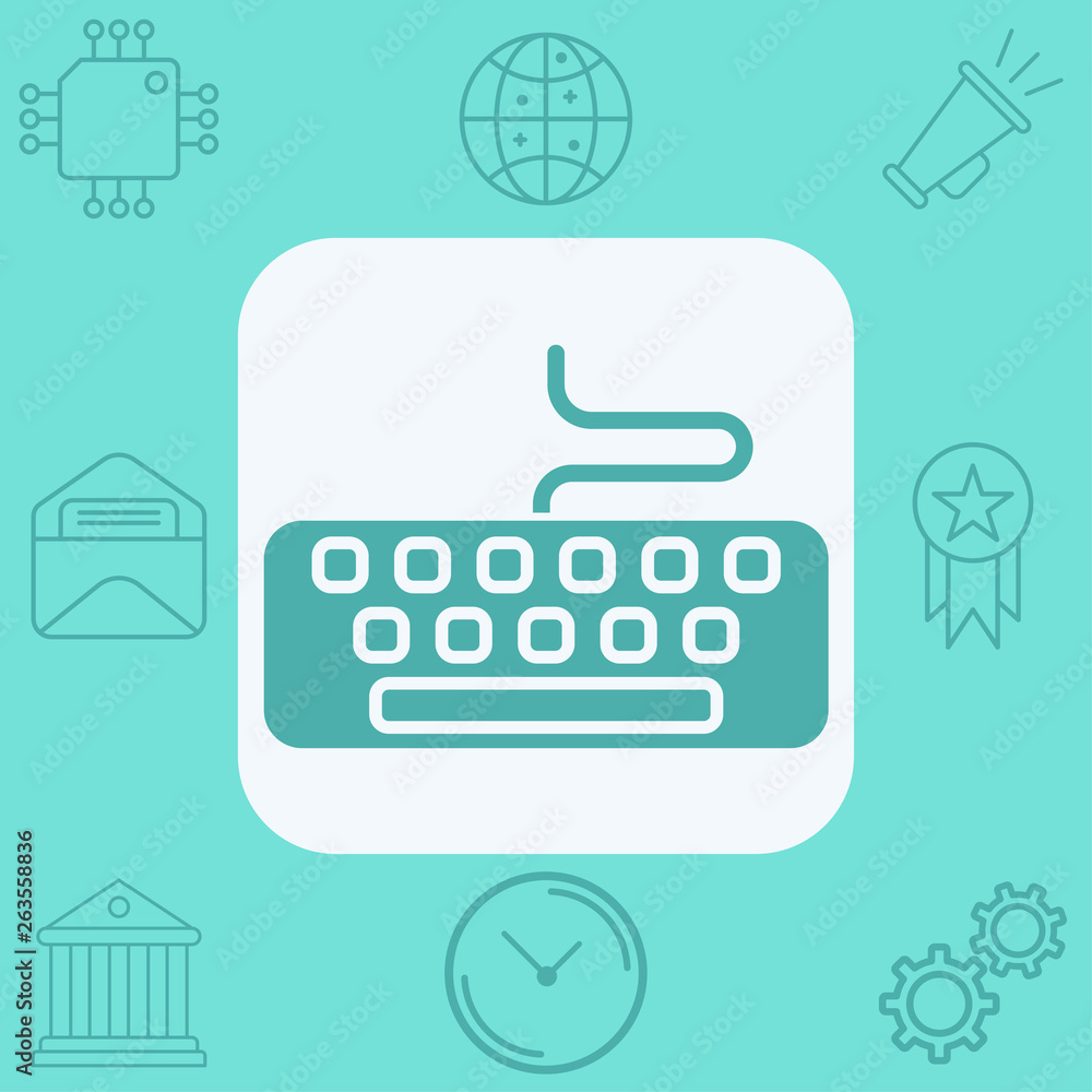 Keyboard vector icon sign symbol Keyboard vector icon sign symbol