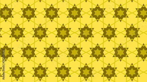 Yellow Star Pattern
