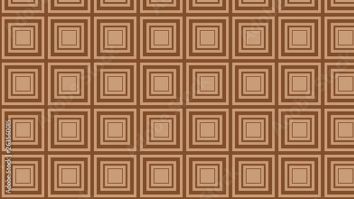 Brown Seamless Concentric Squares Pattern
