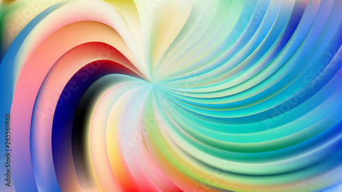 Abstract Colorful Swirl Background