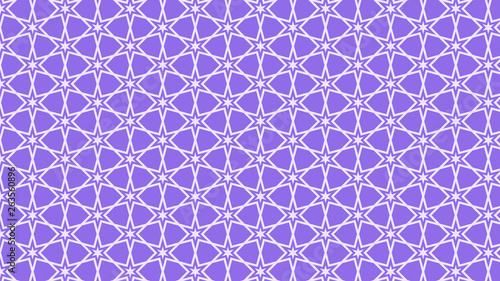 Violet Stars Pattern Illustrator