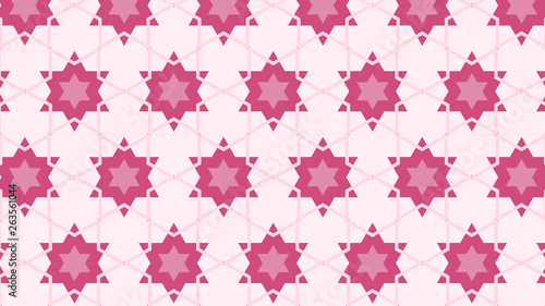 Pink Stars Pattern Background Image