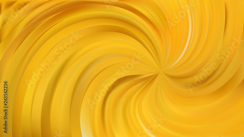 Abstract Yellow Swirl Background Vector Image