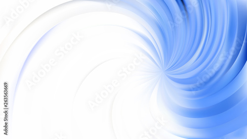 Abstract Blue and White Swirl Background