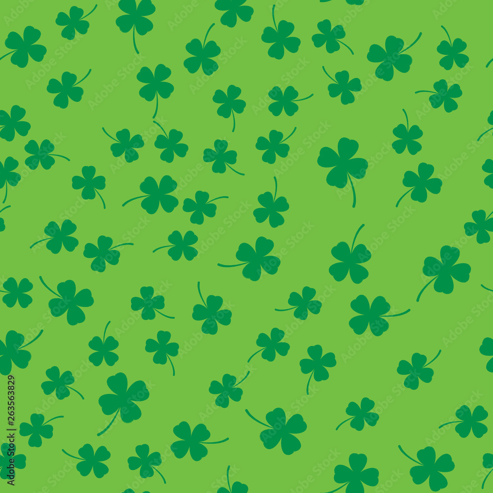 Four Leaf Clover Seamless Four Leaf Clover Seamless