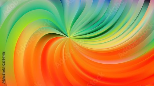 Abstract Colorful Swirl Background Vector Illustration