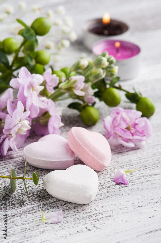 Spa products with bath bombs Spa products with bath bombs