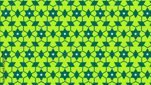 Green Star Pattern