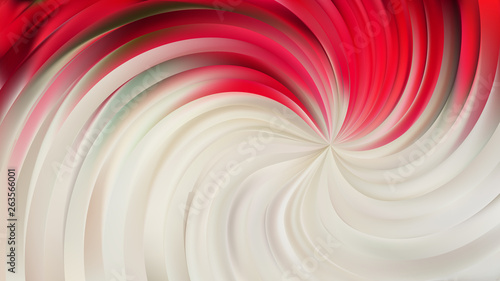 Abstract Red and White Swirl Background
