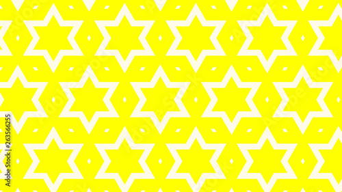 Yellow Star Pattern
