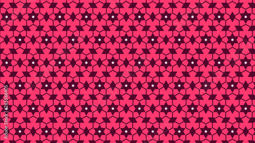 Pink Star Pattern Background Illustration