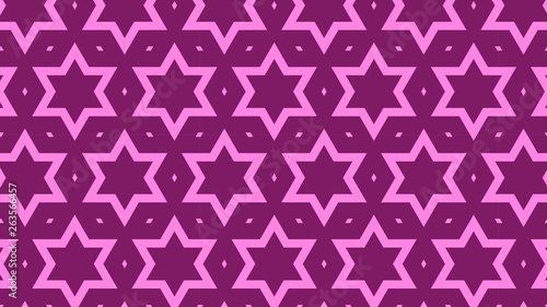 Pink Stars Background Pattern