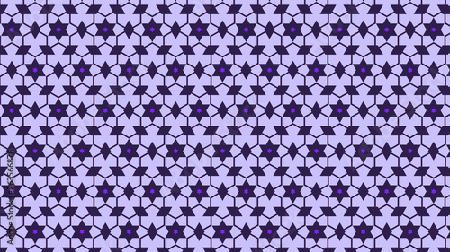 Purple Seamless Stars Pattern Image
