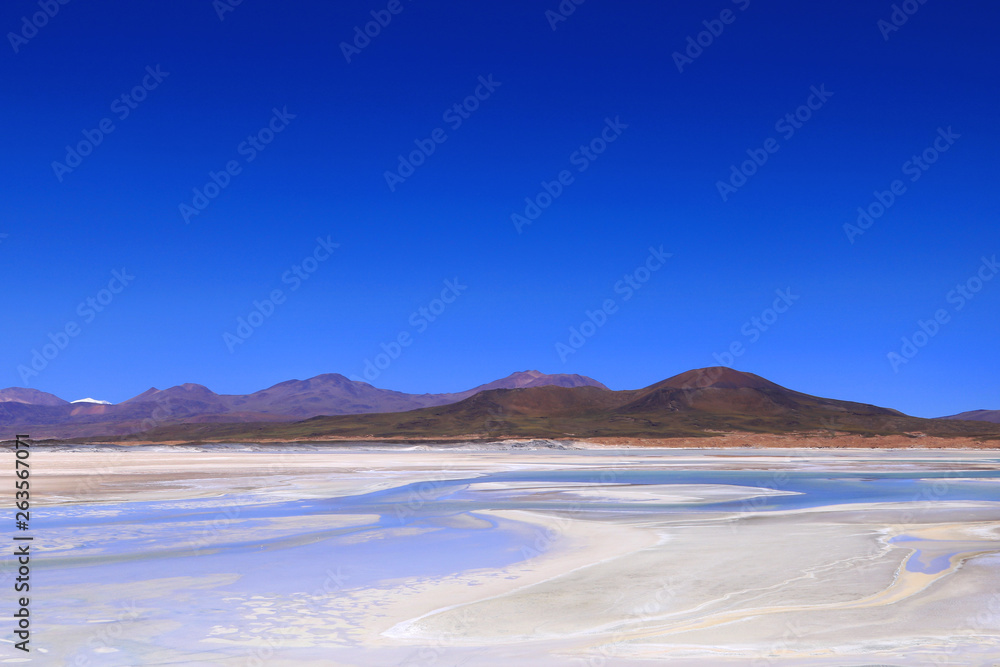 Salar in atacama desert Chile