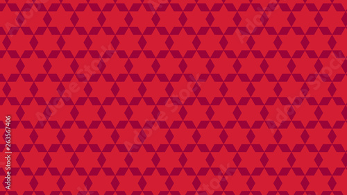 Red Seamless Stars Background Pattern