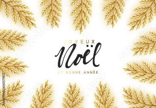 French text Joyeux Noel