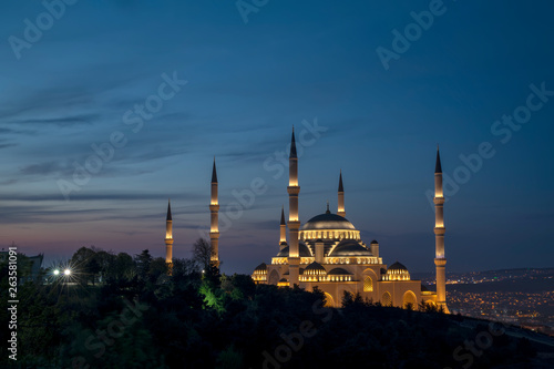 Istanbul Camlica Mosque or Camlica Tepesi Camii, Istanbul, Turkey