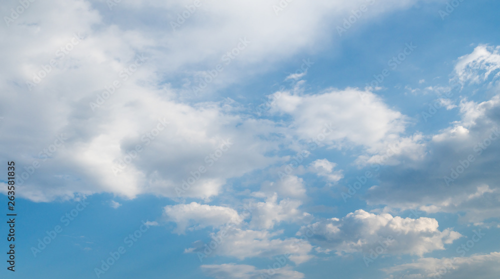 blue sky with clouds