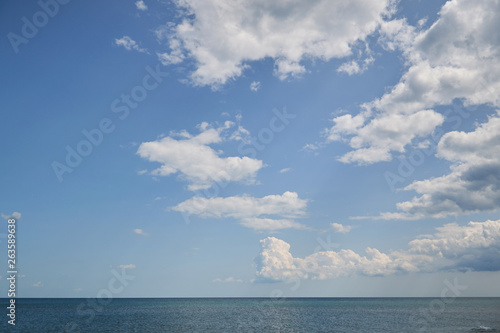 blue sky with cloudover the sea, nice weather © Олександр Болюх