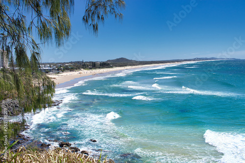 View over the beach in Bris...
