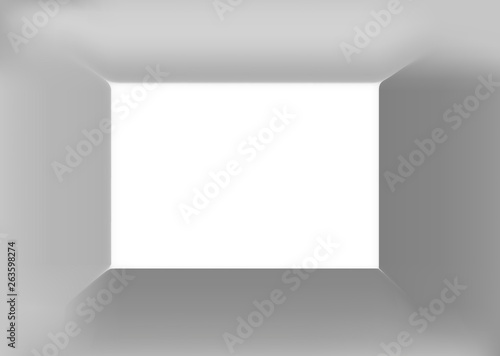 Wallpaper Mural Light gray frame Torontodigital.ca