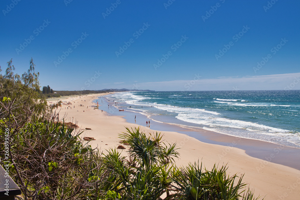 view from the hill at the Sunshine Coast in Australia view from the hill at the Sunshine Coast in Australia