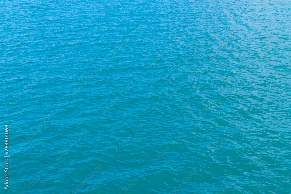 Abstract blue water in the sea water background texture