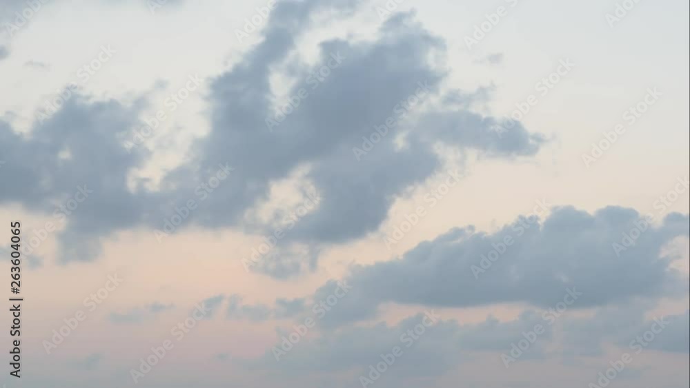 Clouds of black rain that are tense in the evening.Time Lapse Clouds of black rain that are tense in the evening.Time Lapse