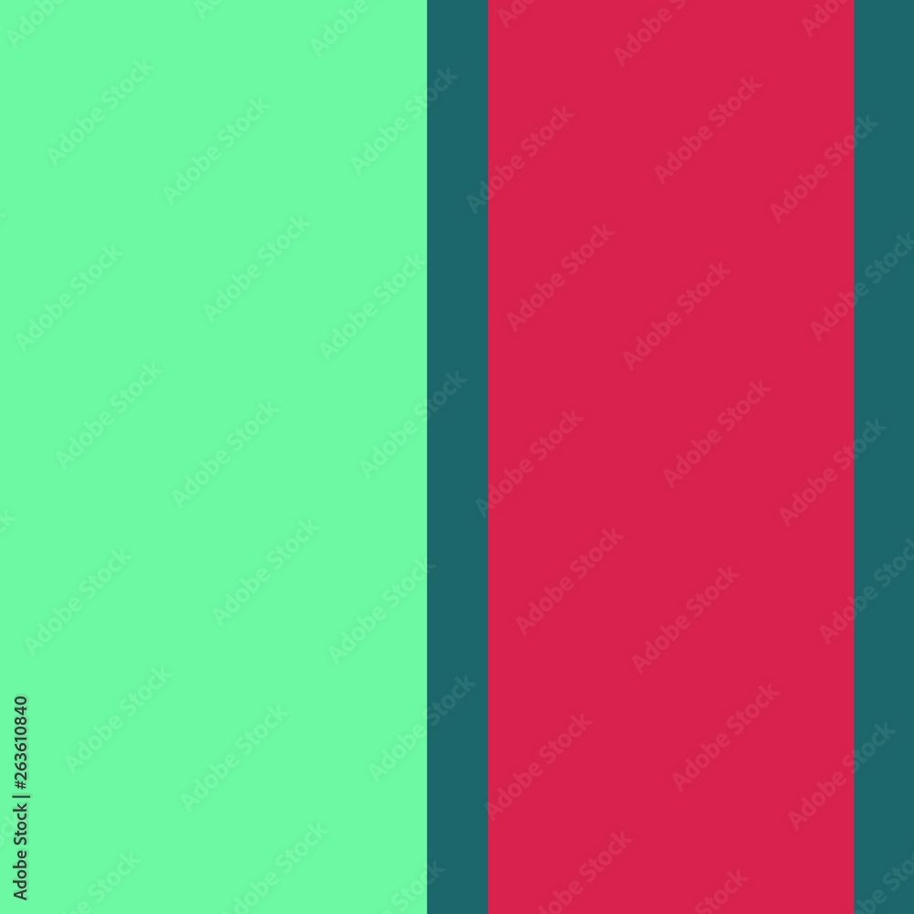 Three-coloured vertical stripes consisting of the colours light green, hot pink, dark green. multicolor background pattern can be used for fabric textiles, postcards, websites or wallpaper.