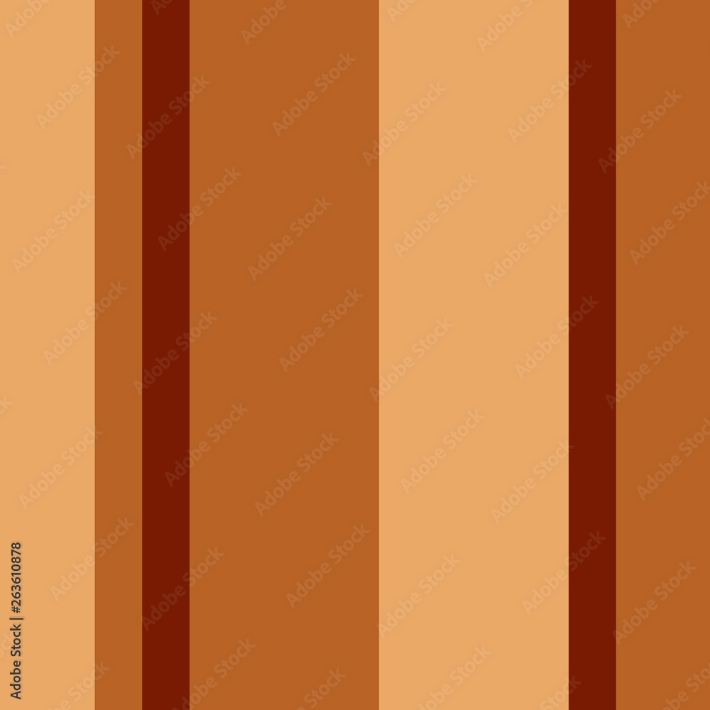 Three-coloured vertical stripes consisting of the colours brown, orange, maroon. multicolor background pattern can be used for fabric textiles, postcards, websites or wallpaper.