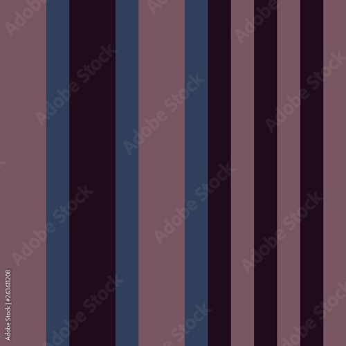Three-coloured vertical stripes consisting of the colours purple, red, navy blue. multicolor background pattern can be used for fabric textiles, postcards, websites or wallpaper.