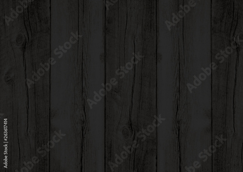 Black wood texture backdrop wall background with woodgrain pattern
