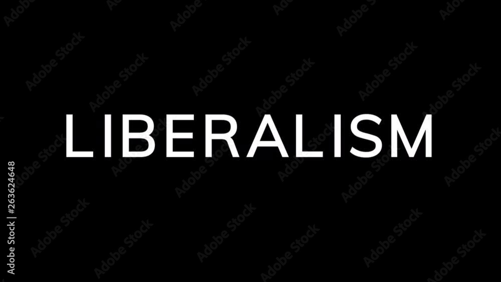 From the Glitch effect arises political system LIBERALISM. Then the TV turns off. Alpha channel Premultiplied - Matted with color black From the Glitch effect arises political system LIBERALISM. Then the TV turns off. Alpha channel Premultiplied - Matted with color black