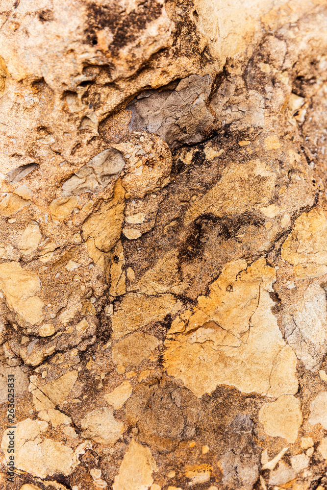 Ocean eroded rock formation. Ocean eroded rock formation.