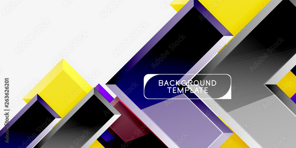 Glossy modern geometric background, abstract arrows composition Glossy modern geometric background, abstract arrows composition
