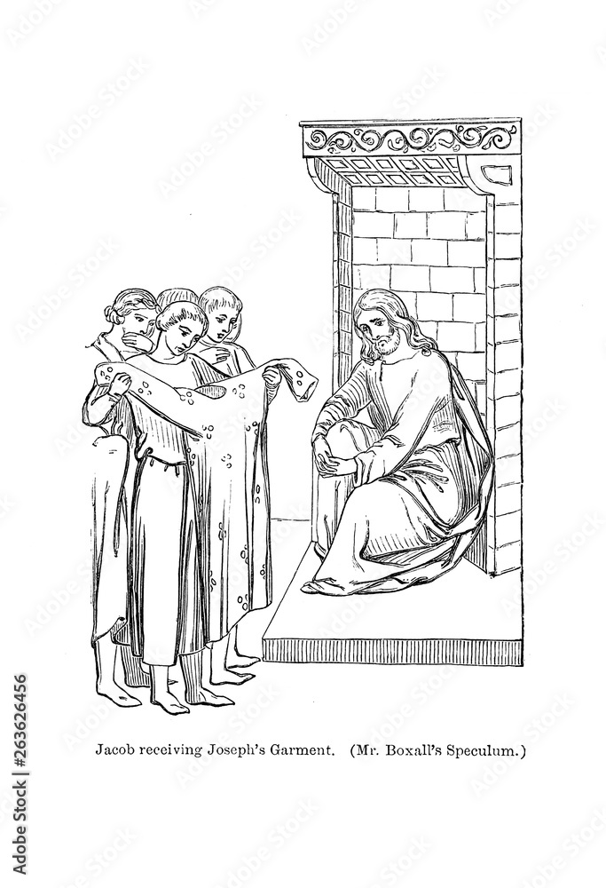 Obraz premium Christian illustration. Old image