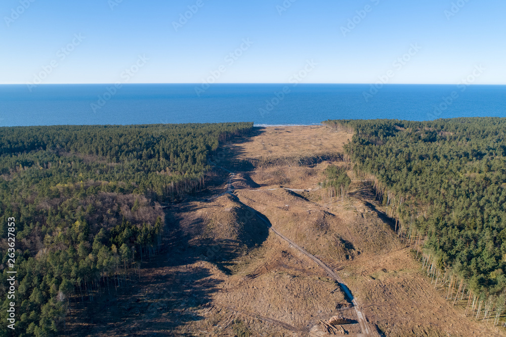 Fototapeta premium Canal on the Vistula Spit_1