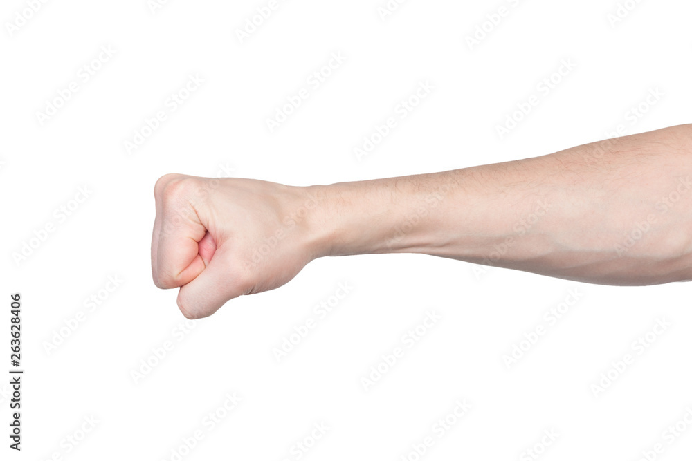 Male hand gesture