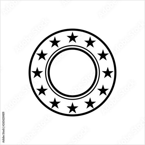 Stars In Circle Design