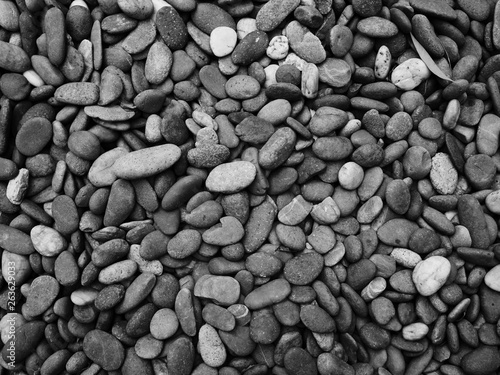 black stone background,pebble beach stone floor