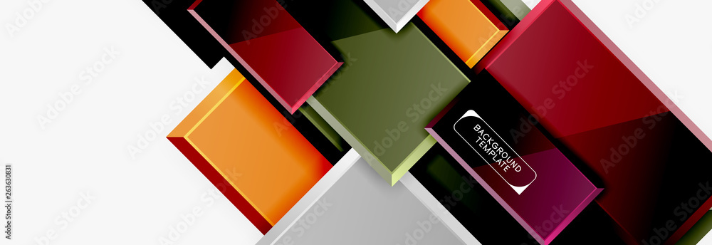Minimal square banner abstract background Minimal square banner abstract background
