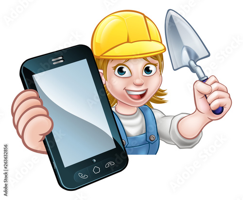 A builder or handyman holdi...