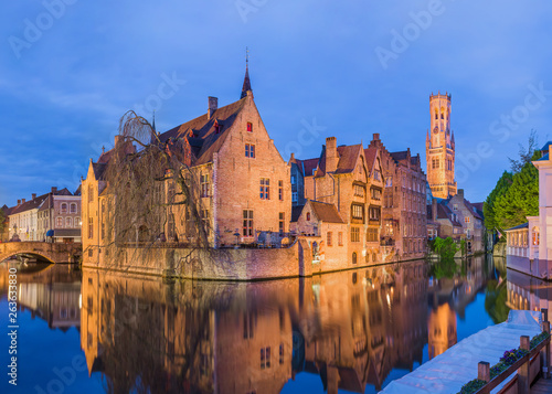 Fotografija Brugge cityscape - Belgium
