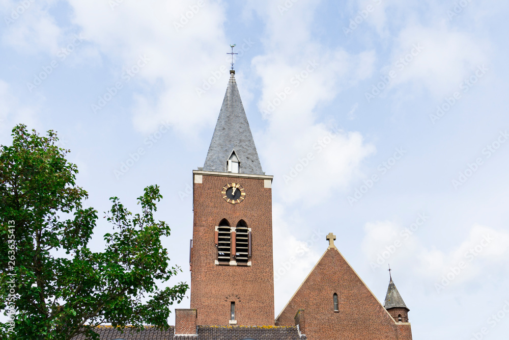 Fototapeta premium Petrus Paulus Church, Dinteloord, The Netherlands