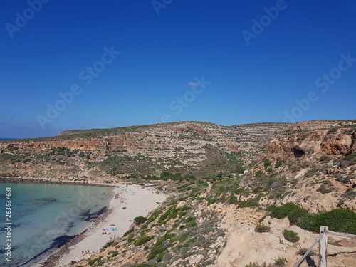 spiaggia isola dei conigli, Isola di Lampedusa