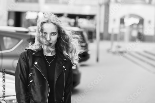 serious blond girl © tugolukof